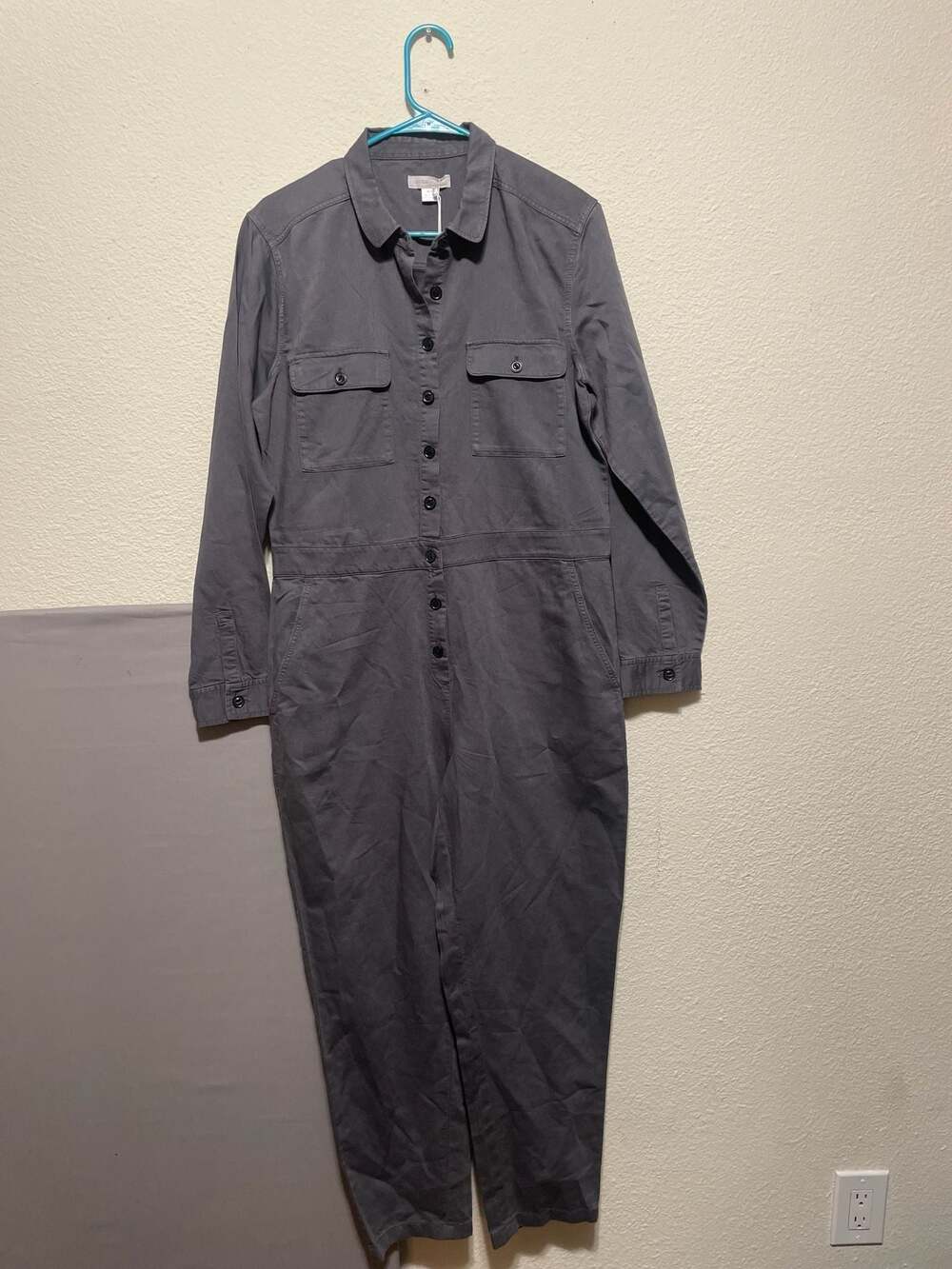 Outerknown Size M Utility Jumpsuit in Grey